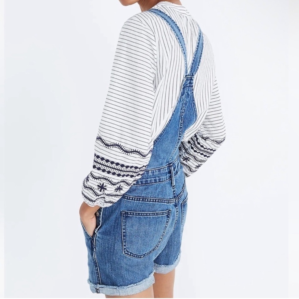 Madewell Adirondack Jean Short Overalls - Picture 2 of 8